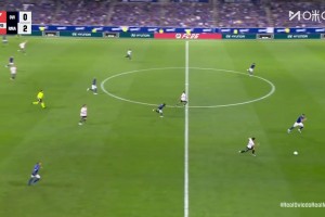 皇馬3-0奧維耶多！迪亞斯右路橫傳，維尼修斯禁區(qū)推射破門(mén)