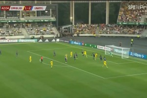 荷蘭被連追兩球！吉內(nèi)蒂斯精準(zhǔn)制導(dǎo)，吉爾德瓦伊尼斯頭槌扳平