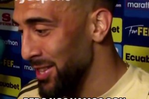 岡薩雷斯賽后調(diào)侃：厄瓜多爾小伙看起來很開心，好像贏了世界杯