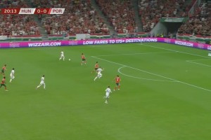 葡萄牙0-1落后！瓦爾加門前頭球擊中立柱彈入網(wǎng)窩