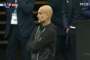 【集錦】英超-哈蘭德雙響+失空門(mén)多納魯馬神撲 曼城3-0曼聯(lián)