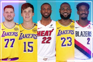 詹東里嘴頓！若湖人真的拿下維金斯，那這首發(fā)五人組什么水平？