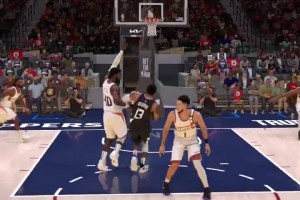 在絲滑這方面，真的很權(quán)威！球迷在2K中熟練操作保羅-喬治