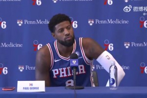 再不打球大家都要忘了！喬治：我還是76人簽下的那個(gè)喬治！