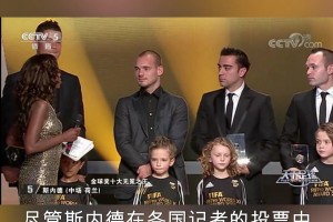 遺憾錯失！三冠王+世界亞軍！2010年金球獎無冕之王斯內(nèi)德！