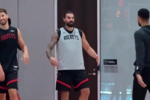 第一天被申京隔扣！第二天的亞當(dāng)斯：成功找回場子??