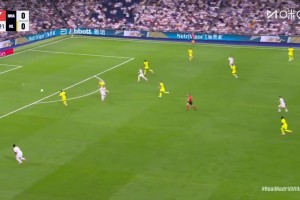 打破僵局！姆巴佩頭球擺渡，維尼修斯突破后射門折射入網(wǎng)