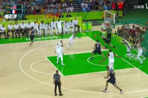 超級投籃機(jī)器！奧運(yùn)名場面：克萊無解三分轟死法國男籃！
