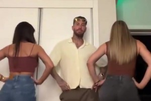 會玩??！水爺拉莫斯和兩位美女熱舞