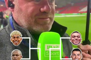 大羅力壓梅西和內(nèi)馬爾！魯尼：大羅是有史以來最好的金童！